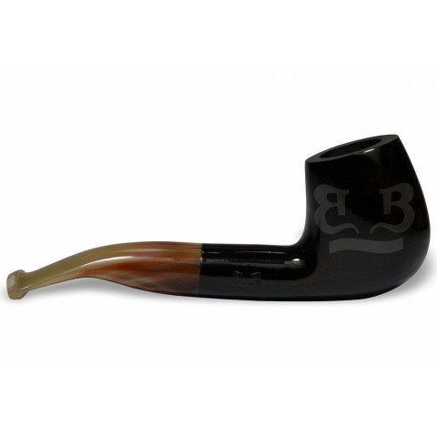 Cachimbo Elite Curvo (Filtro Permanente) Piteira Chifre - 0147-39 Cachimbo Elite Curvo (Filtro Permanente) Piteira Chifre - 0147-39